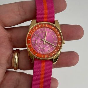Michael Kors Pink/Orange Watch